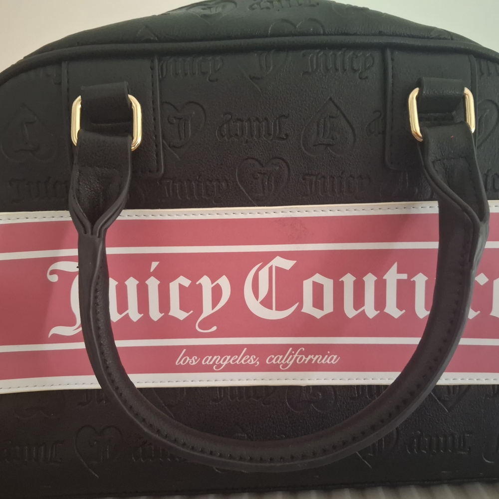 Juicy Couture Black and Pink Women's Bag
